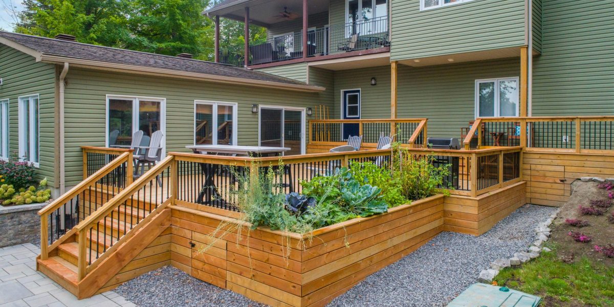 Terassenbau, Außenanlage