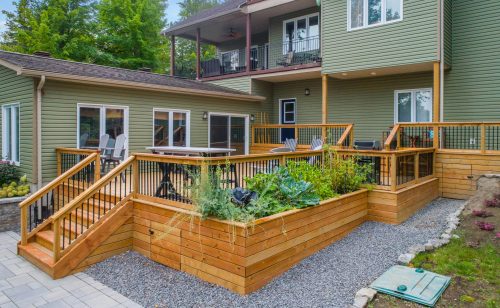 Terassenbau, Außenanlage